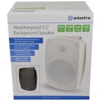Adastra BHV Series IP44 Background Speaker 6" driver, 100V, White