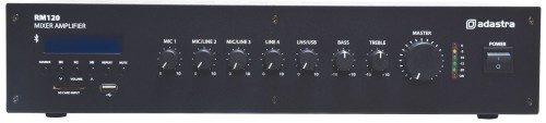 Adastra RM series 5-channel 100V mixer amplifier RM120