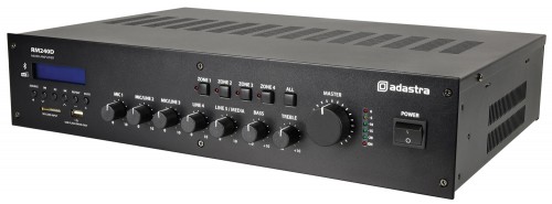 Adastra RM-series 100V Mixer-Amplifier with DAB+, BT, USB/SD 240 Watts