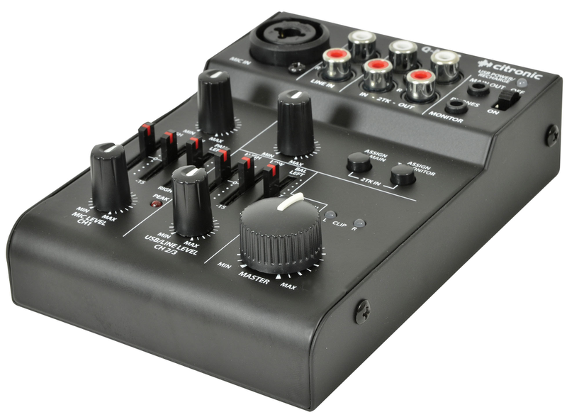 Citronic Q-Mix 3 Compact DJ Mixer