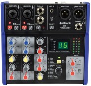 Citronic CSD 4 Compact 4 Channel Mixer with BT wireless and DSP Effects