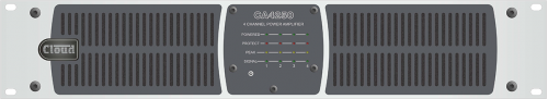 Cloud CA4250 4 Channel Amplifier 250w Per Output Channel