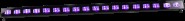 Ibiza UV LED BAR 18 X 3W Ultra Violet Effect