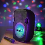 QTX PAL10 Portable PA Unit with Bluetooth, LED Effects