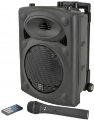 QTX QRPA Portable PA 8" Speaker with TWS + UHF 
