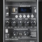 QTX QRPA Portable PA 8" Speaker with TWS + UHF 