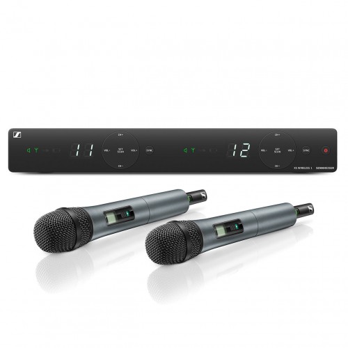 Sennheiser XS 1-825 DUAL-GB Two handheld microphones
