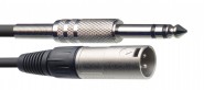 Stagg SAC6PSXM DL TRS 6.3mm Jack to Male XLR Plug 6m 20'